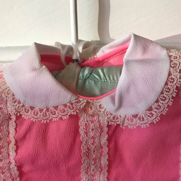Vintage New Born Pink Dress - Picture 3 of 4